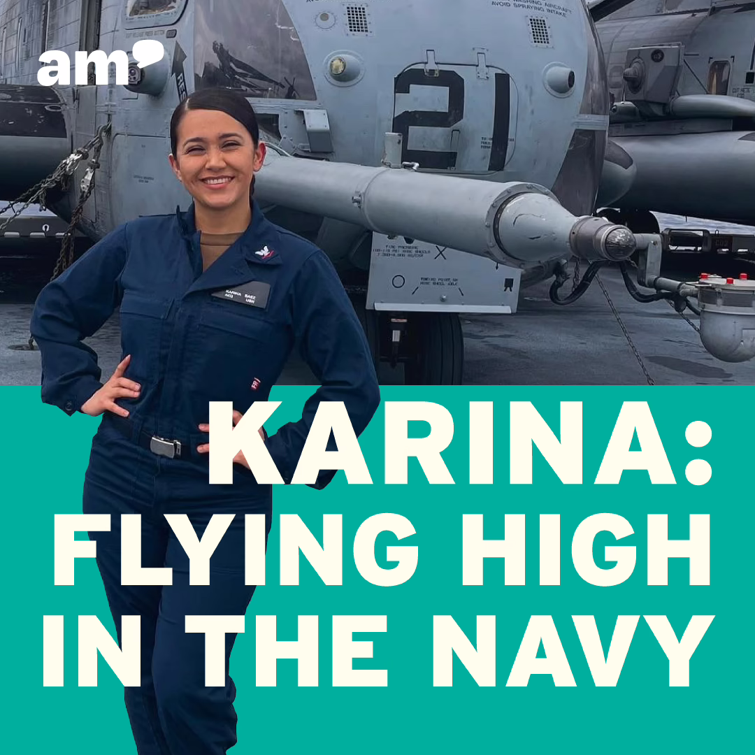 Karina: Flying high in the navy